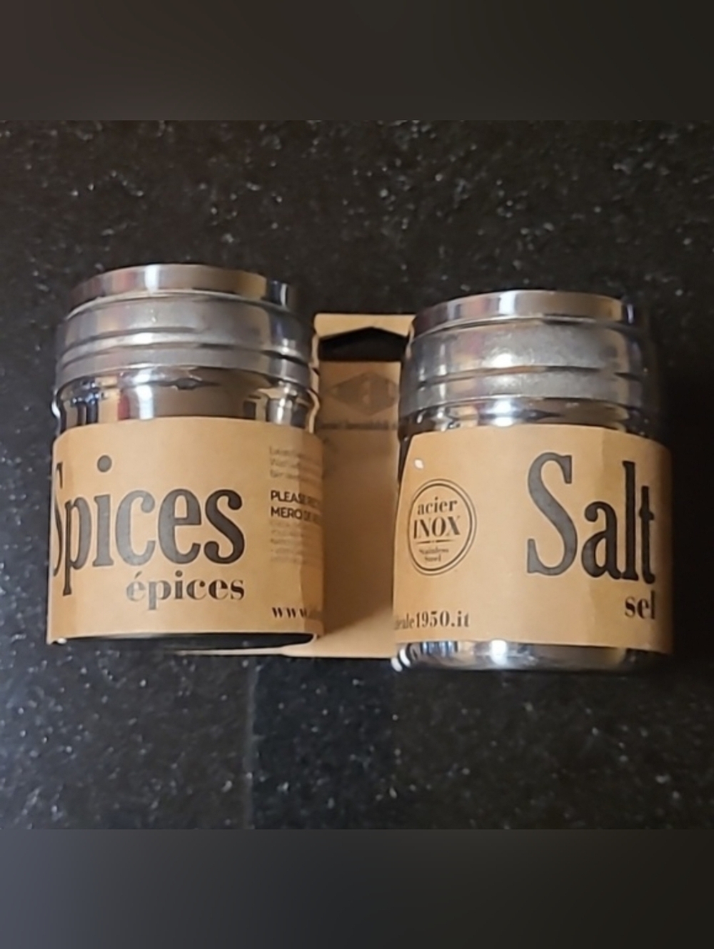 Stainless Steel Spices & Salt Shaker